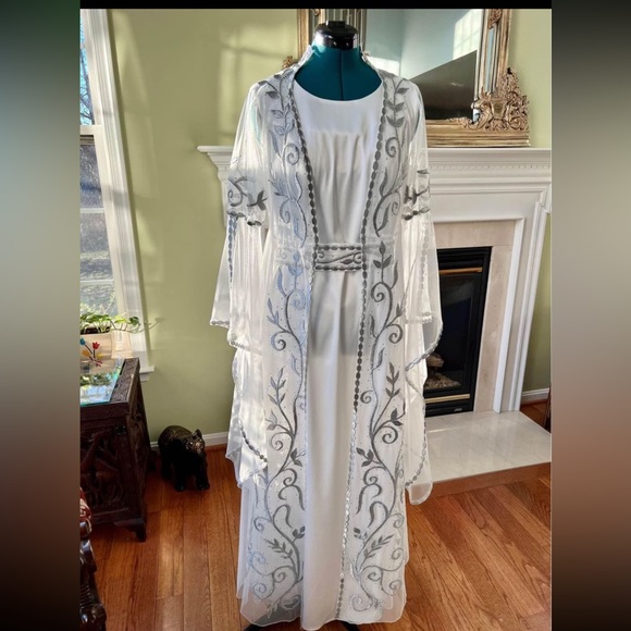 Bridal Wedding Kaftan Abaya for Nikkah or Katb Kitab NWT. Islamic/Arab/Muslim - Picture 4 of 7